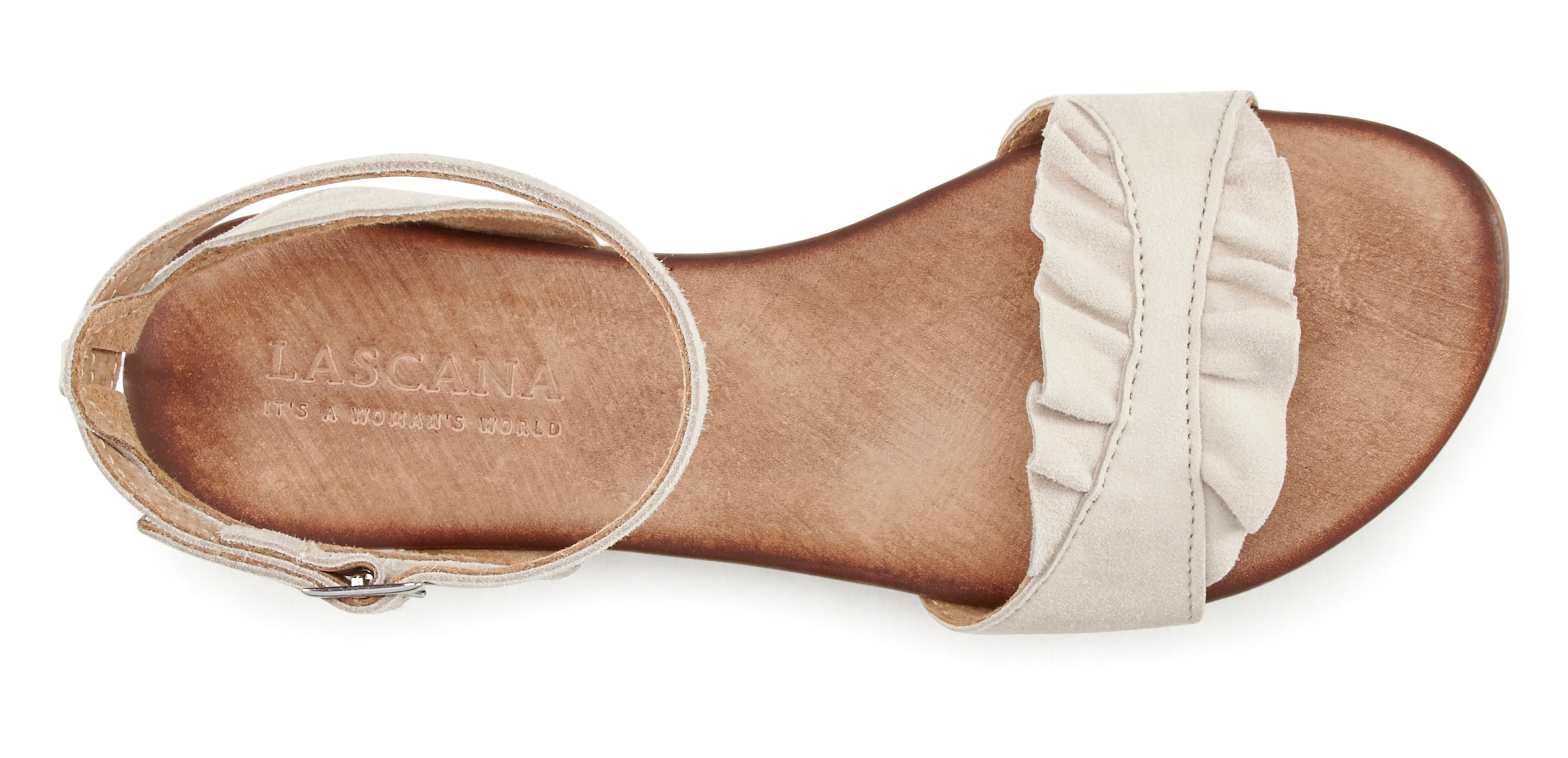 LASCANA Sandaler i beige