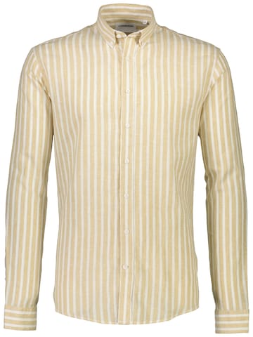 Coupe regular Chemise Lindbergh en beige : devant