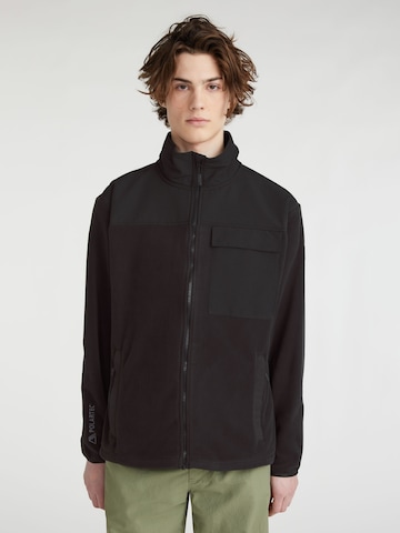 O'NEILL Athletic Fleece Jacket in Black: front