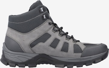 Rieker Lace-Up Boots in Grey