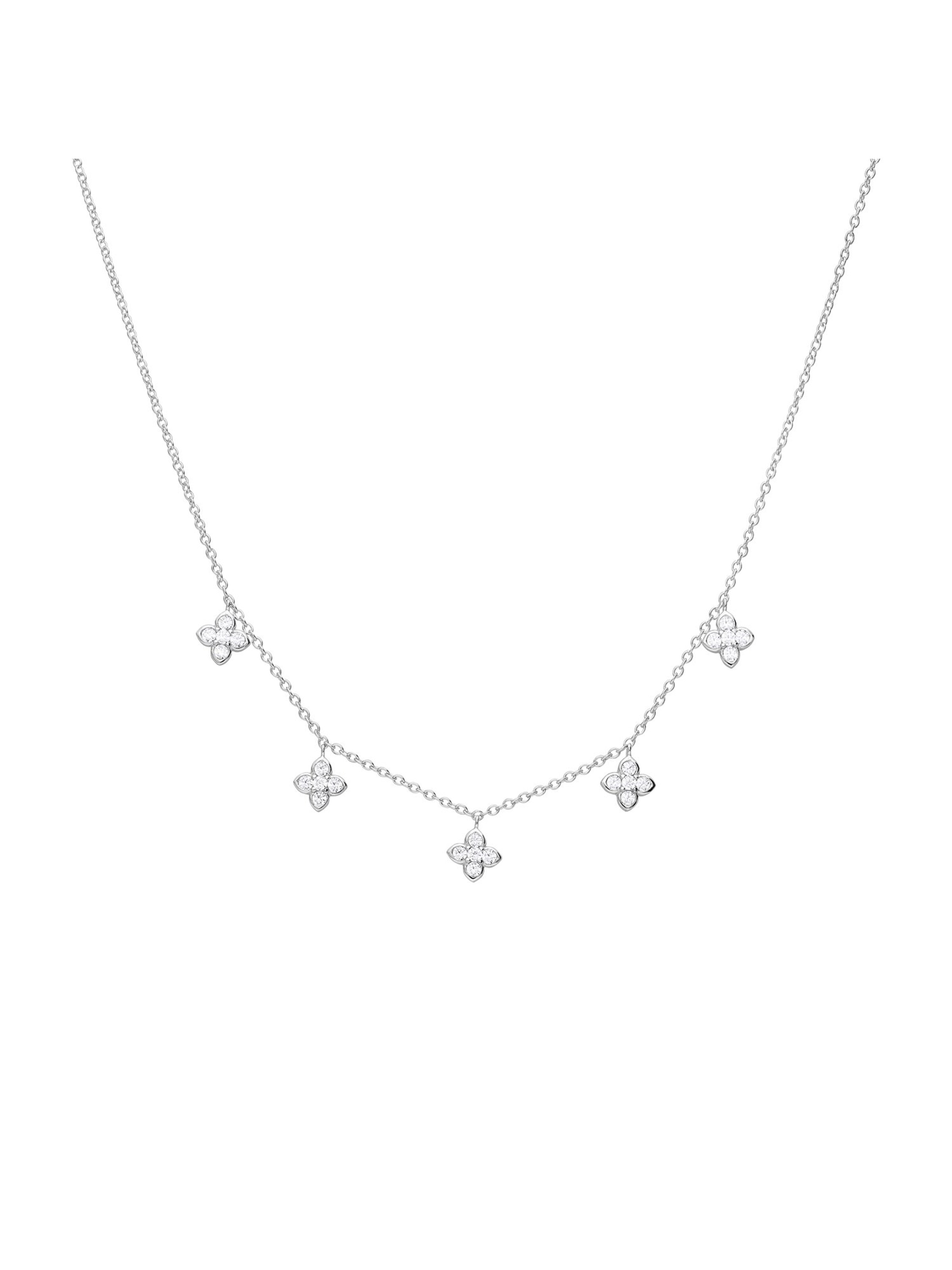 Lucardi Necklace 'Klassisch' in Silver