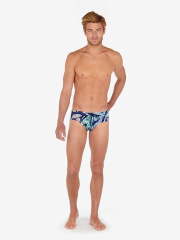 HOM Swim Trunks 'Paradisio Mini' in Blue: front