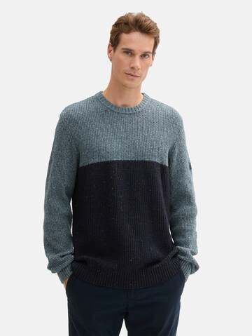 TOM TAILOR Trui in Blauw: voorkant