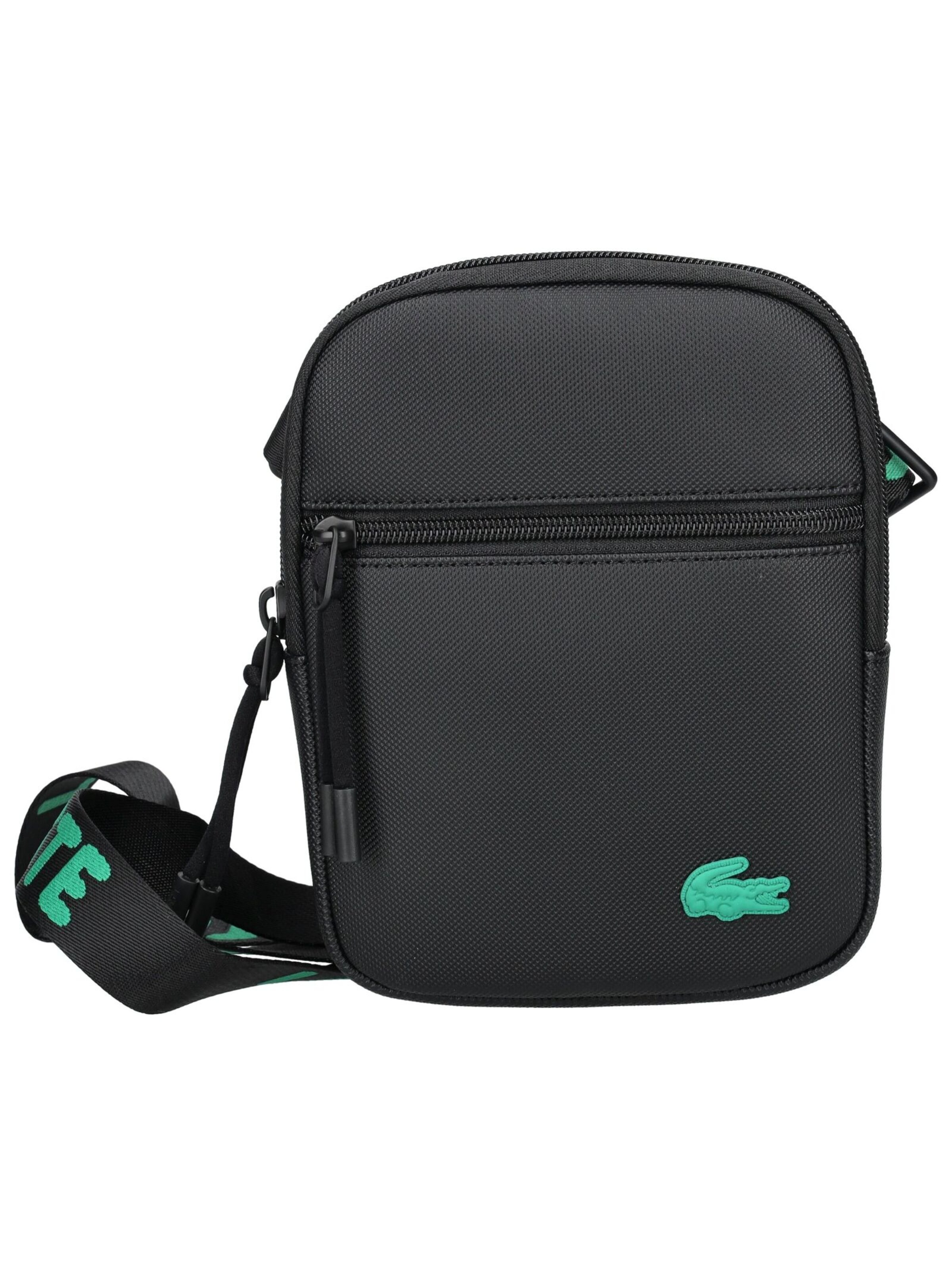LACOSTE Umhängetasche in Schwarz: Vorderseite