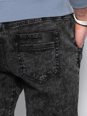 Ombre Slimfit Jeans 'P1027' in Schwarz