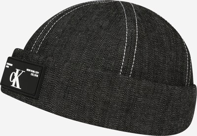 Calvin Klein Jeans Kape | črn denim / bela barva, Prikaz izdelka
