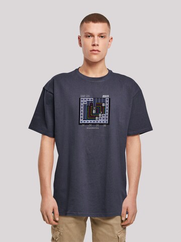 F4NT4STIC Shirt 'Level 45 Millie Mollie C64 Retro Gaming SEVENSQUARED' in Blauw: voorkant