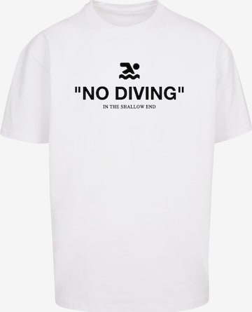 T-Shirt MT Upscale en blanc : devant