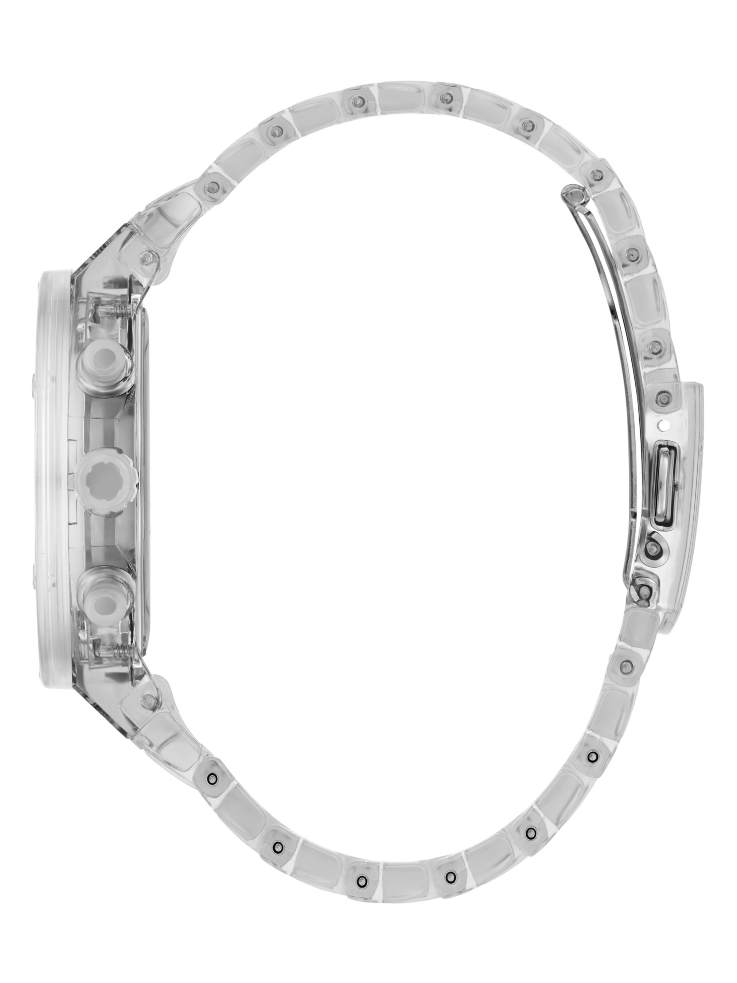 GUESS Analoog horloge 'Athena' in Grijs