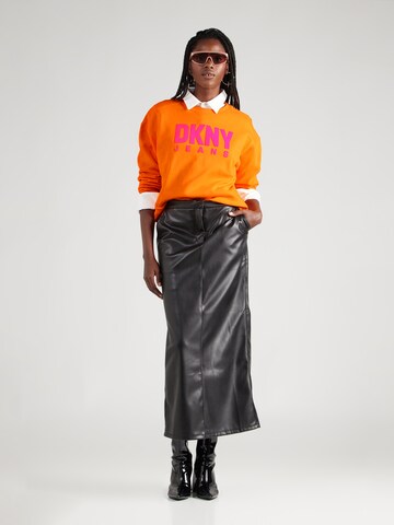 Sweat-shirt DKNY en orange