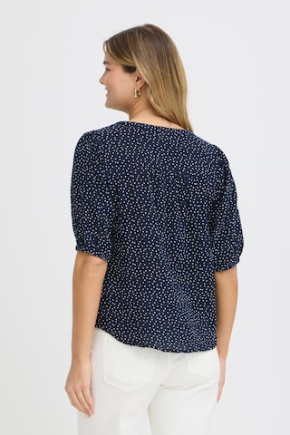 Fransa Blouse 'Bobbi' in Blue