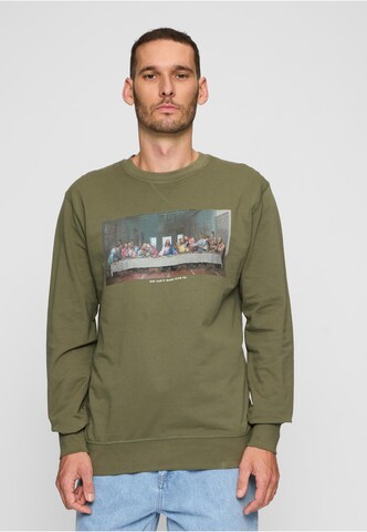 MT Men Sweatshirt 'Can´t Hang With Us' in Green: front