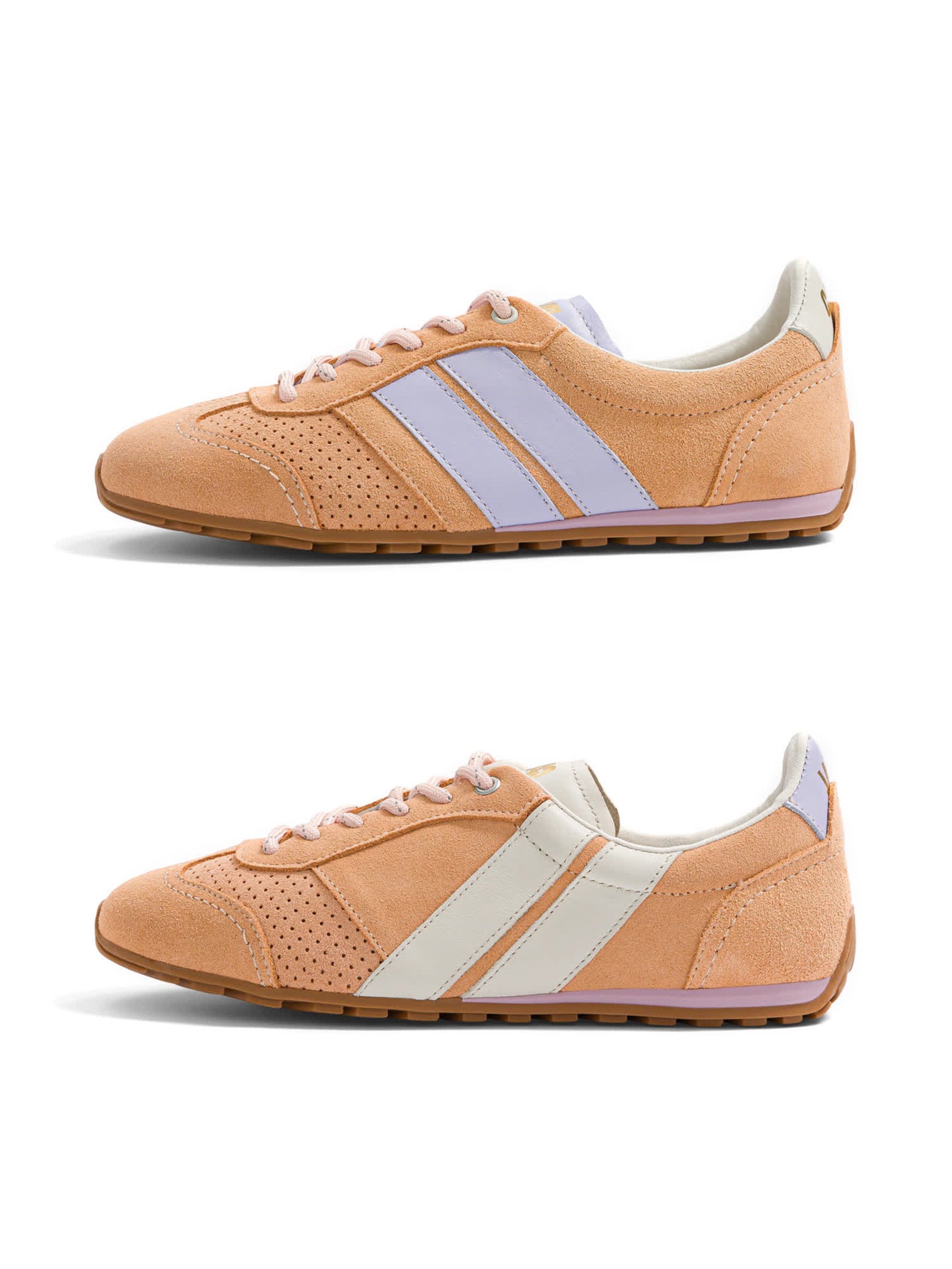 Caval - Sapatilhas slip-on ' BALLET ' em laranja: frente