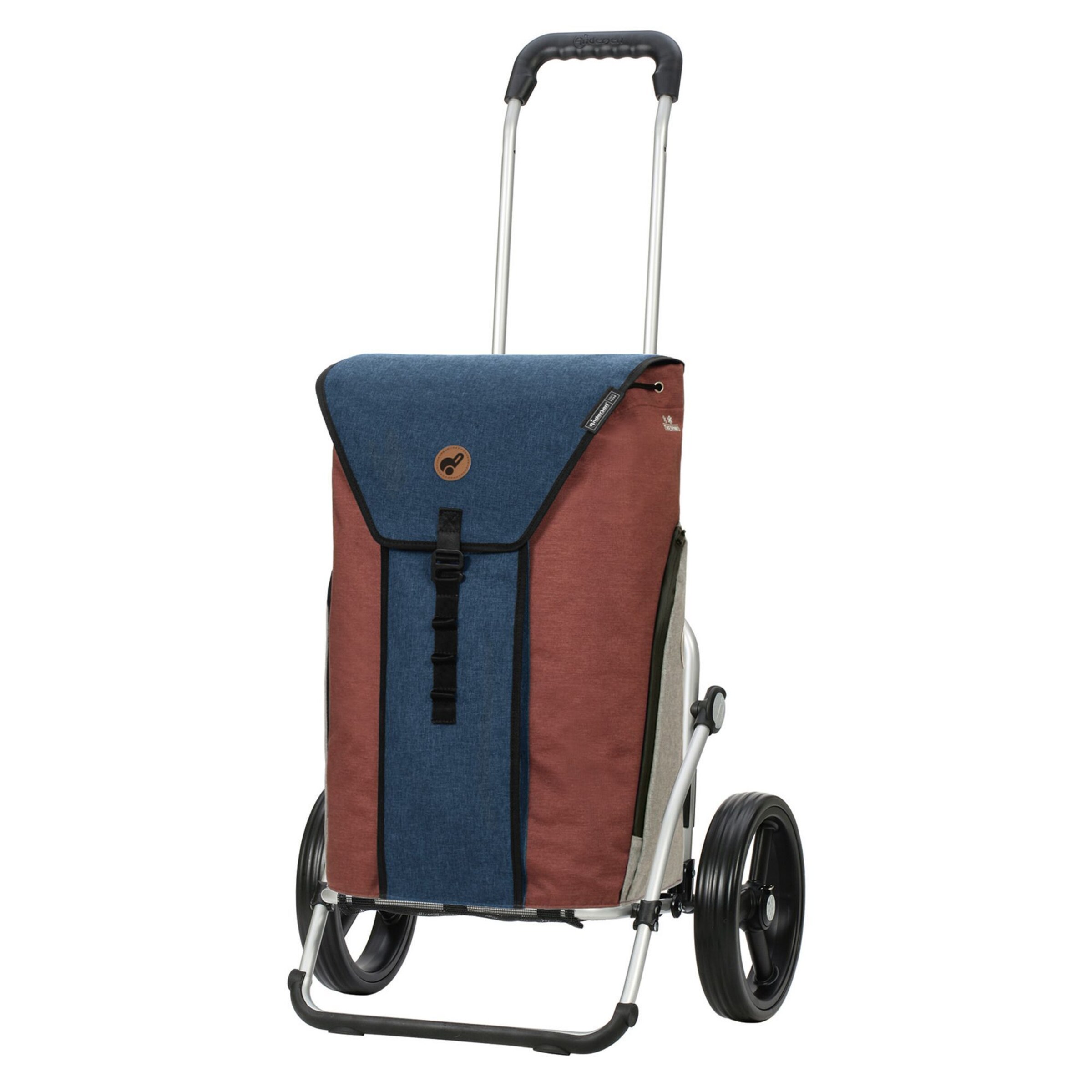 Andersen Shopper Trolley 'Oli.P 2.0' in Blauw: voorkant