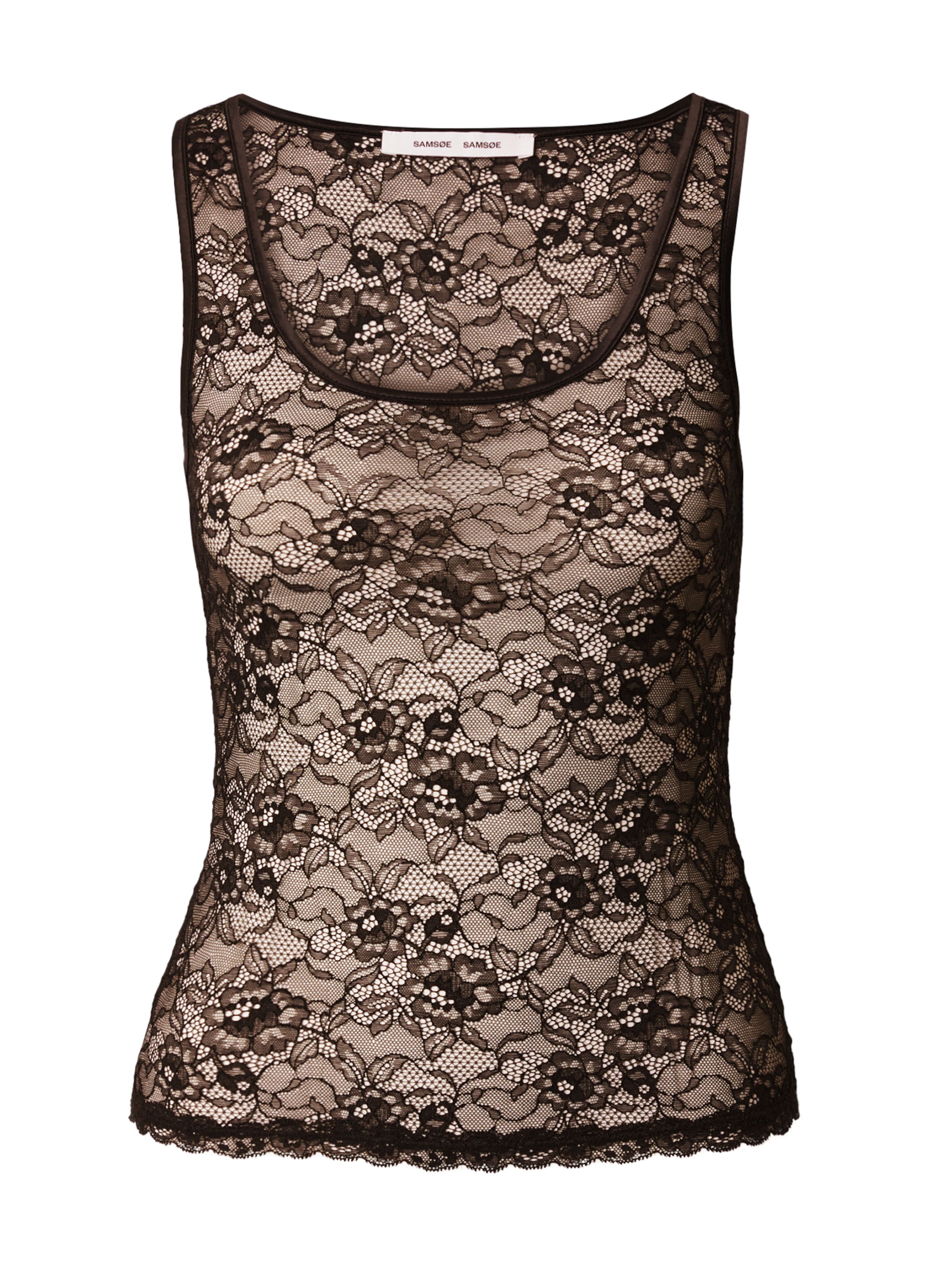 Samsøe Samsøe - Top 'Amanza' em preto: frente