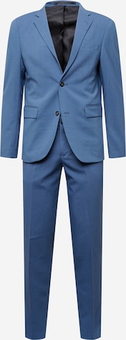 Lindbergh Regular Suit in Blue: front