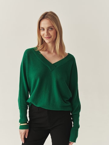 Pull-over 'PONNO' TATUUM en vert : devant