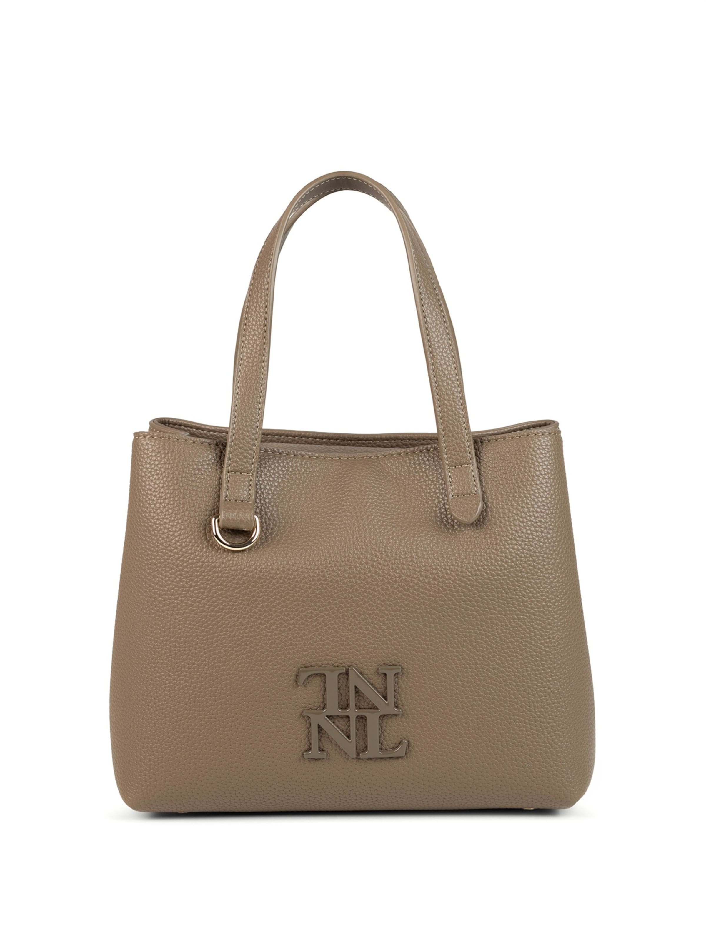NAULOVER Skuldertaske ' ' i beige: forside