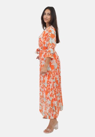 Elara Kleid in Orange