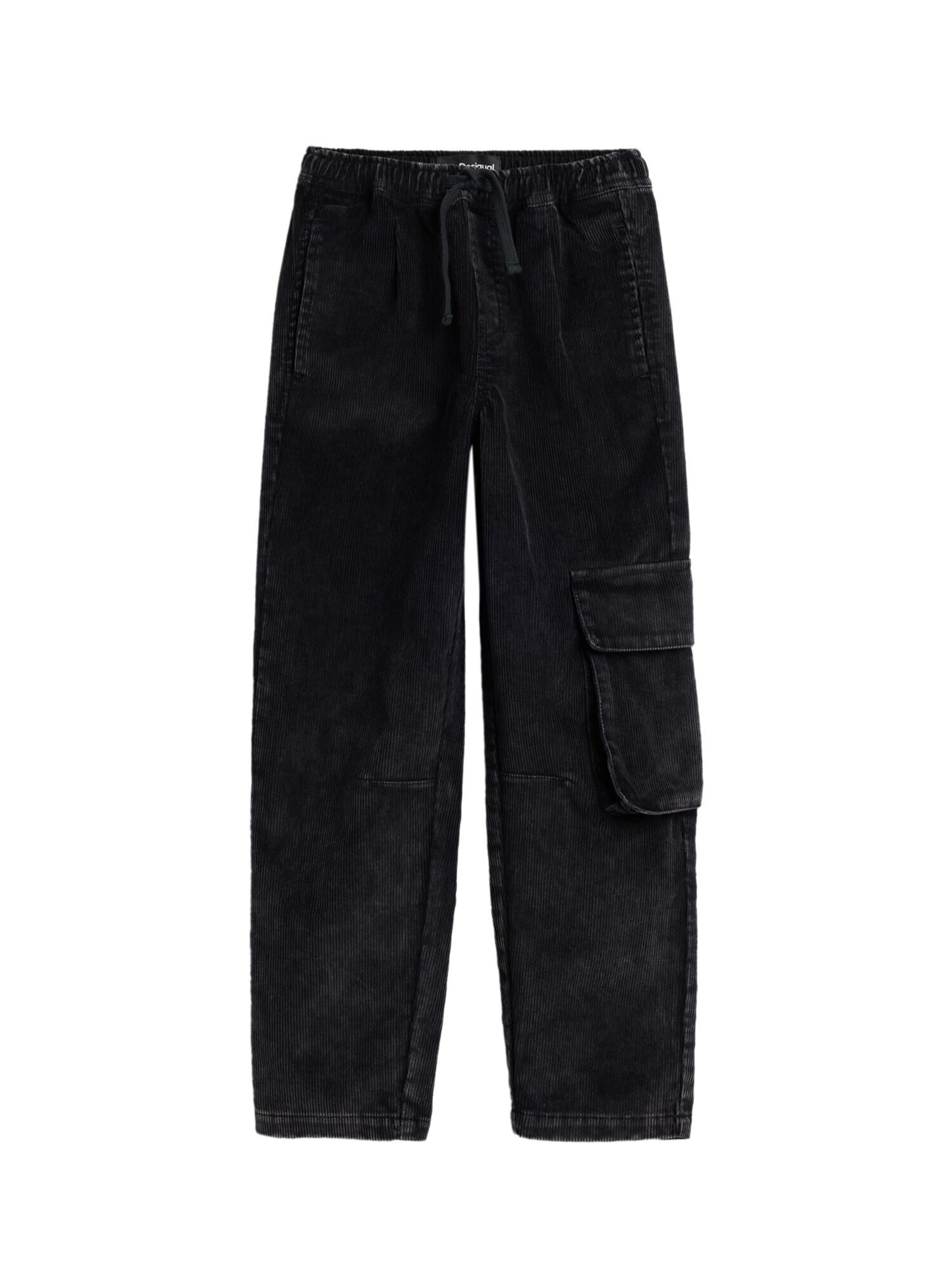 Desigual Loose fit Trousers in Black: front