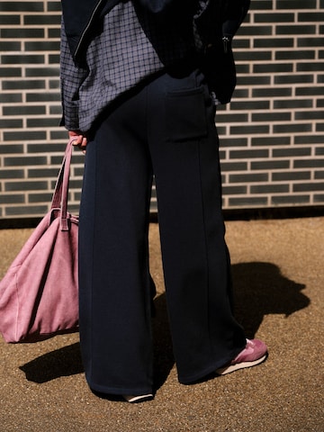 self. Wide leg Broek in Groen