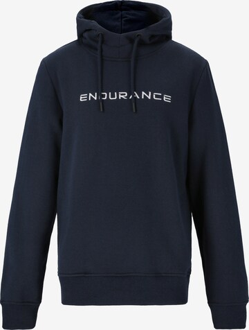 ENDURANCE Sportief sweatshirt in Blauw: voorkant