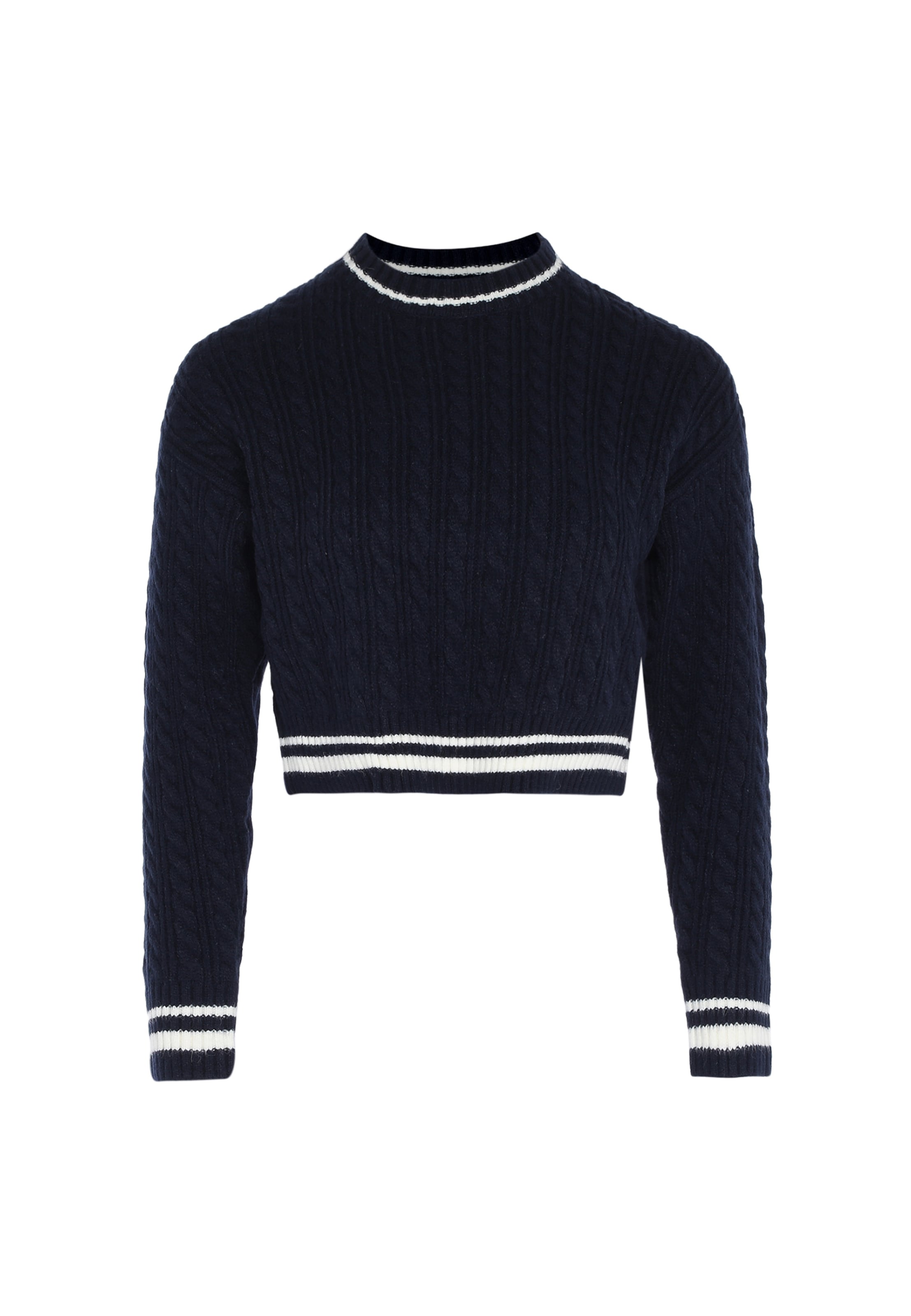 bridgeport Pullover in Blau: Vorderseite