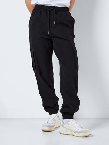 Noisy may Regular Cargo Pants 'Kirby' in Black: front