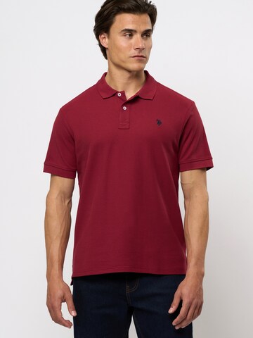 U.S. POLO ASSN. Regular Fit Skjorte 'UMALFRED' i rød: forside