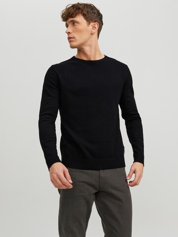 Pullover 'JJEEmil' di JACK & JONES in nero: frontale