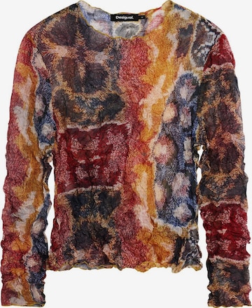 Chemisier Desigual en mélange de couleurs : devant