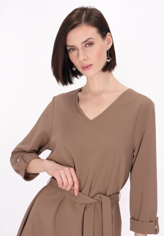 usha BLACK LABEL Платье 'Classic Look' в Бежевый