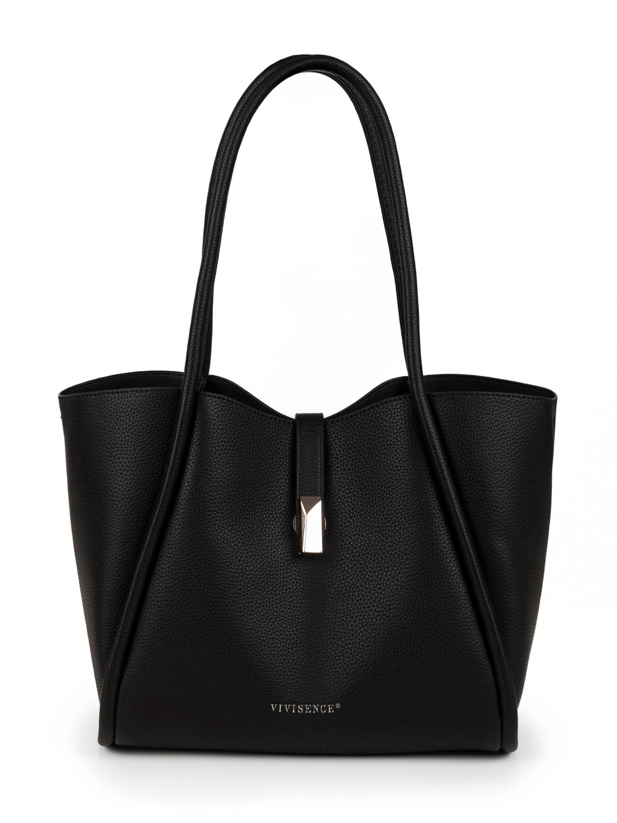 Vivisence Shoulder Bag 'T0021' in Black: front