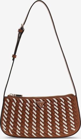 GUESS Schultertasche 'Kora' in Braun: Vorderseite