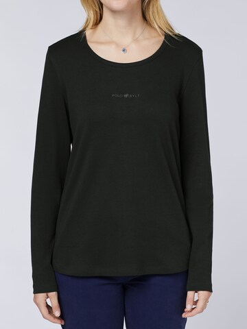 Polo Sylt Shirt in Schwarz