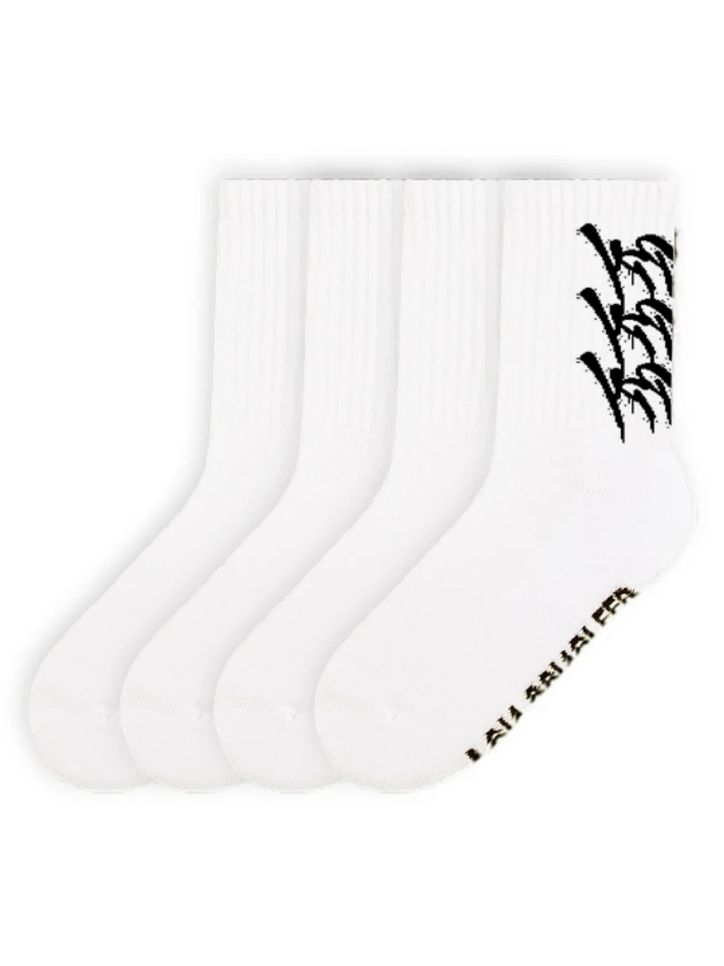 Von Jungfeld Socks 'Kinder Happy Tennis Socken' in White: front