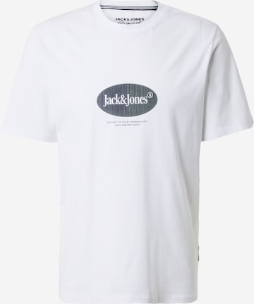 JACK & JONES - Ajuste regular Camiseta 'DALSTON' en blanco: frente