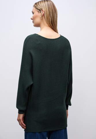 STREET ONE Pullover 'Dolman' in Grün