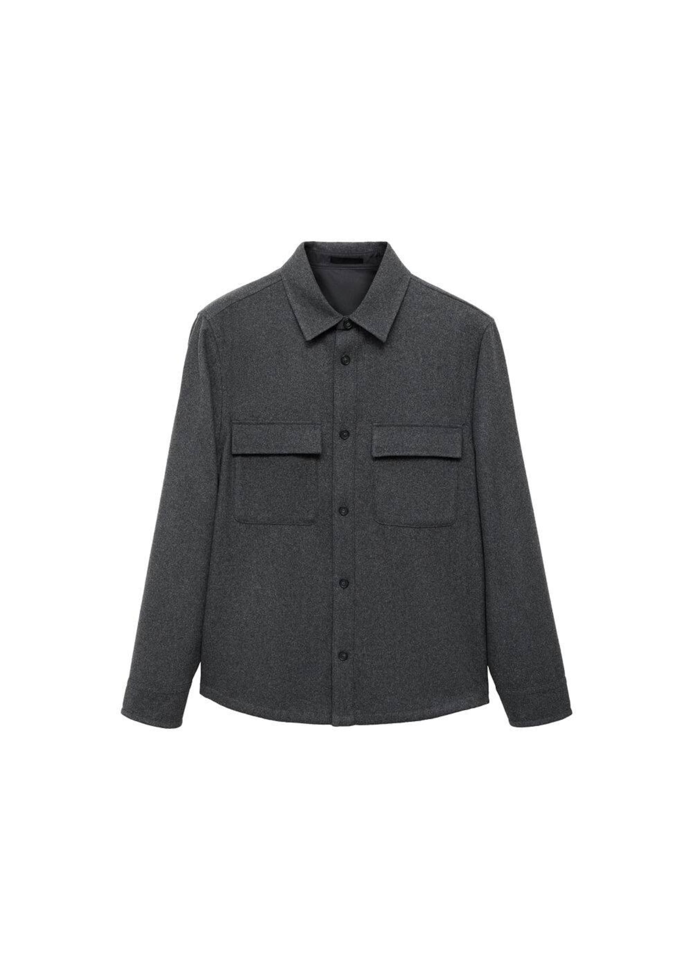 MANGO MAN Between-Season Jacket 'Margon' in Grey: front