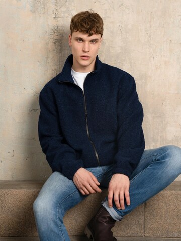 cut my fashion Fleece jacket 'Danas' in Blue