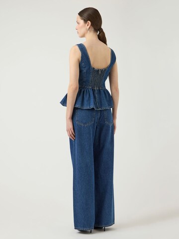 Camicia da donna 'YASElsie' di YAS in blu