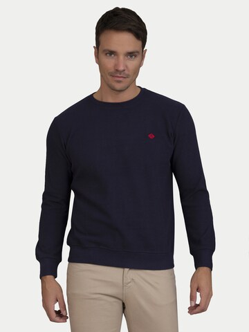Sir Raymond Tailor Sweatshirt 'Masco' in Blauw: voorkant