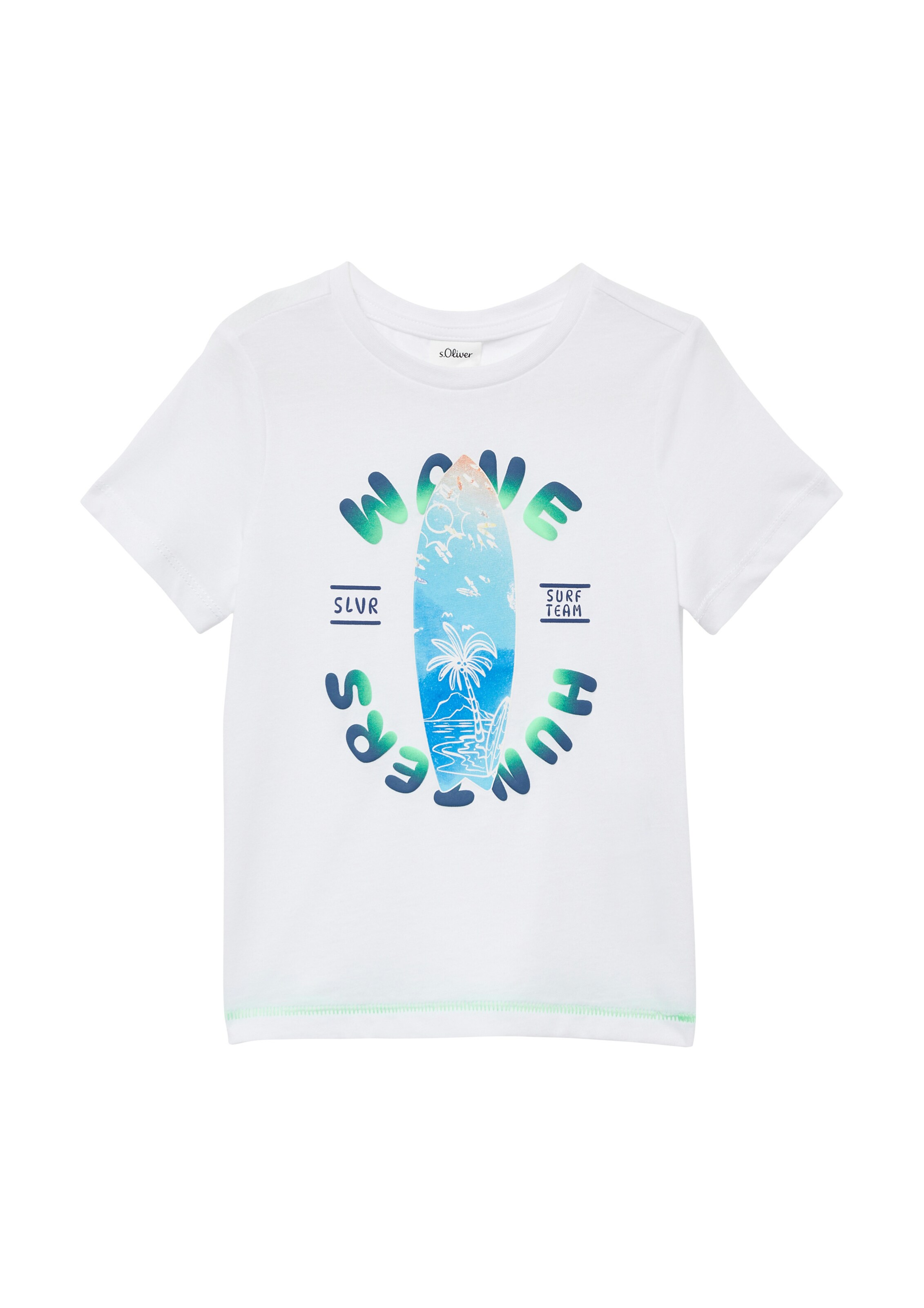 T-Shirt s.Oliver en blanc : devant