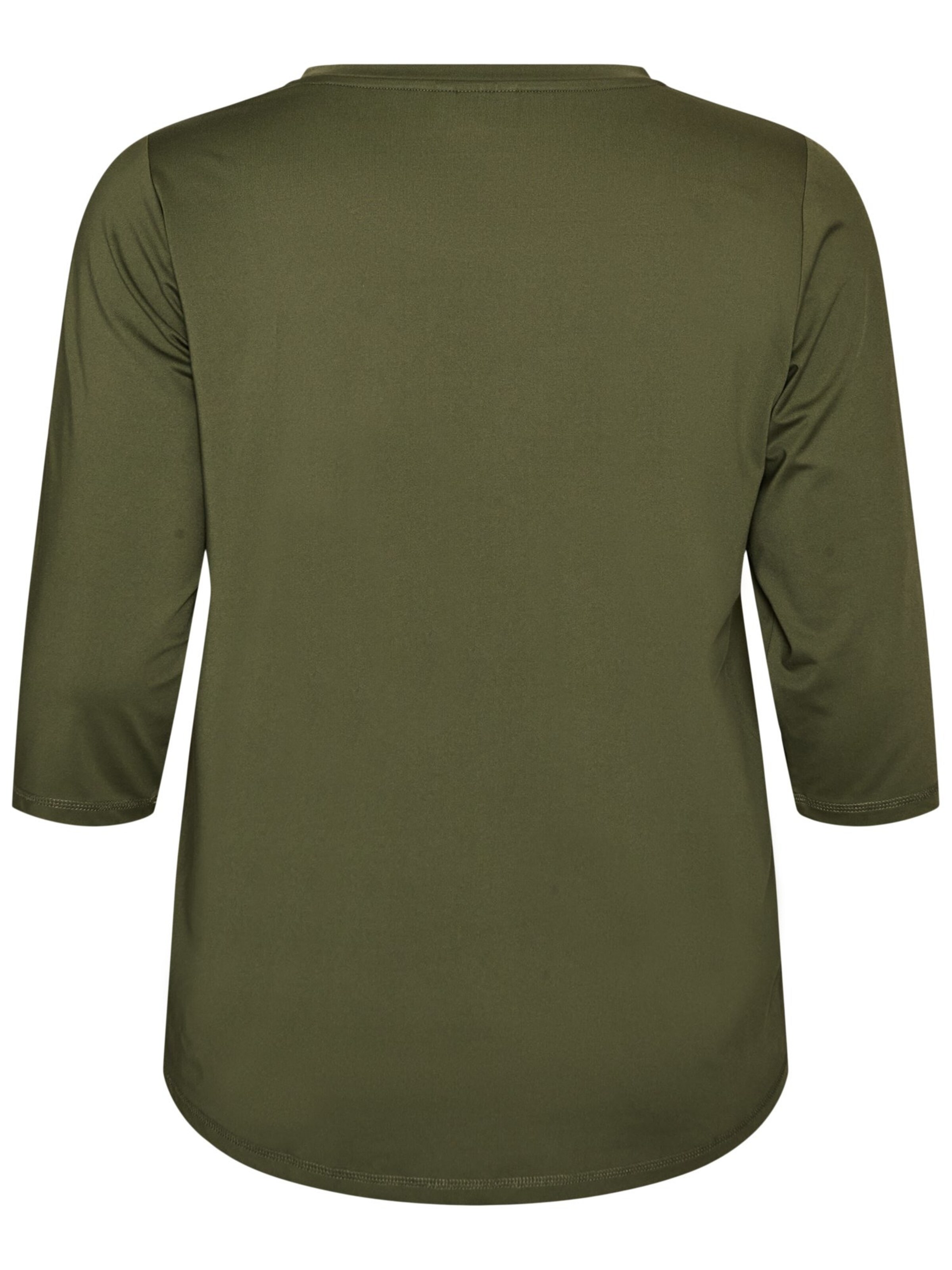 T-shirt fonctionnel 'Abasic One' Active by Zizzi en vert
