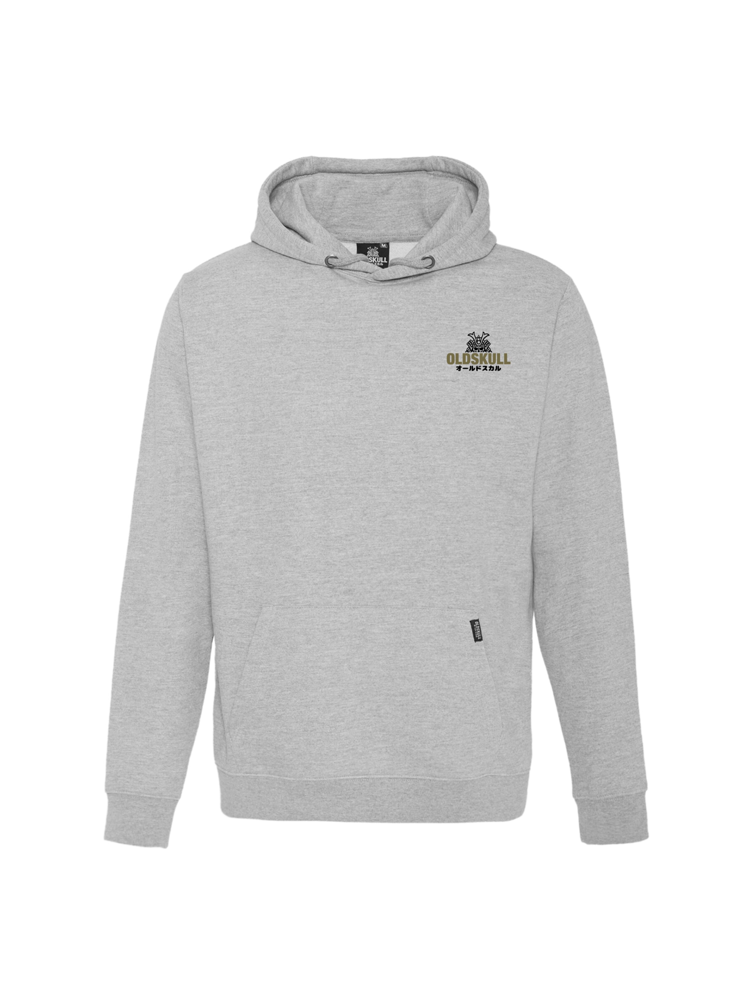 Oldskull Sweatshirt 'Samurai' in Grey: front