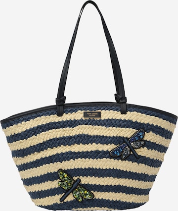 Kate Spade - Bolsa de playa en azul: frente