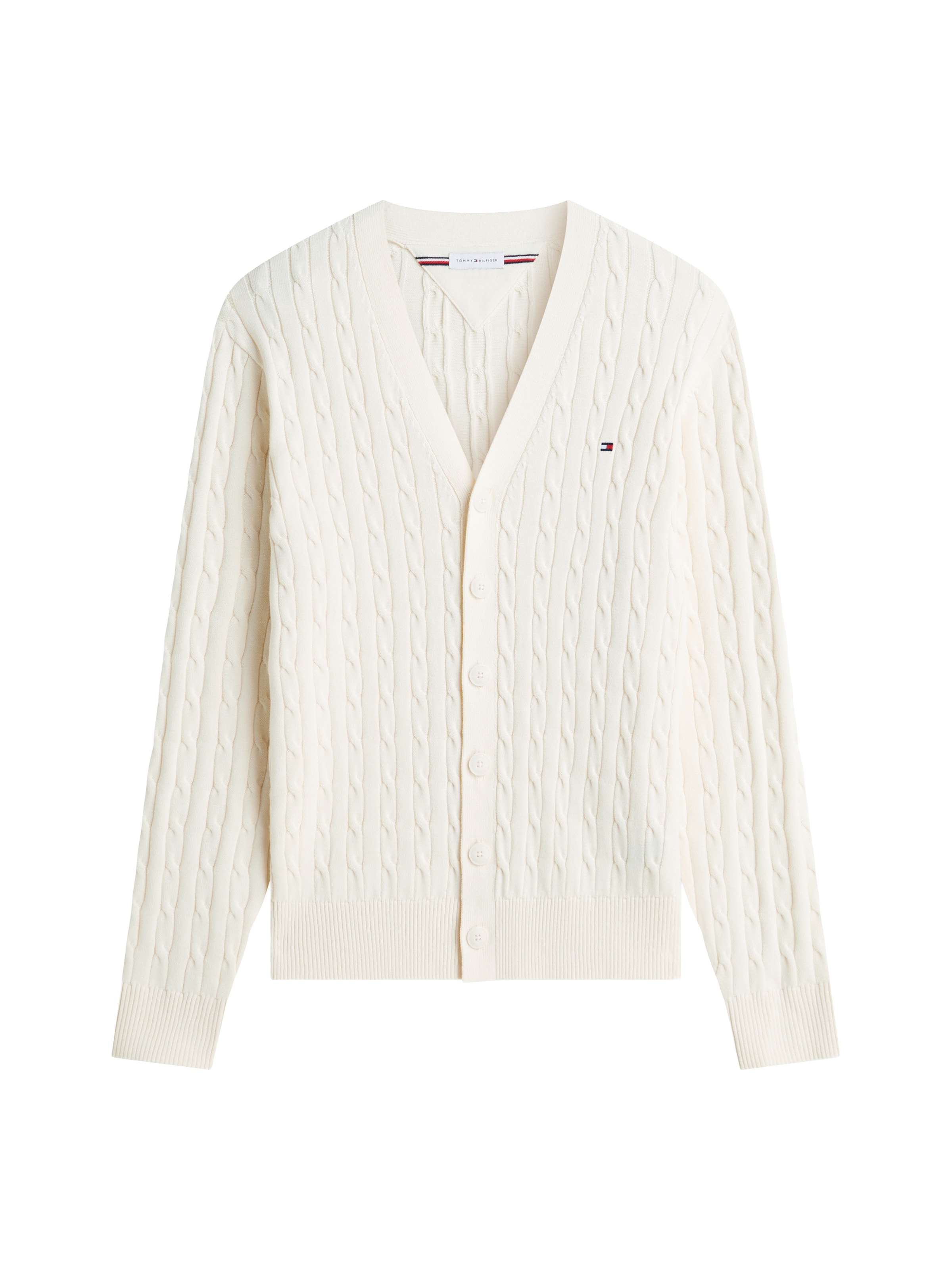 TOMMY HILFIGER - Cárdigan 'CLASSIC' en beige: frente