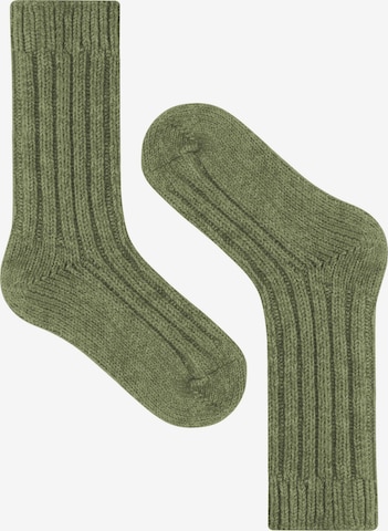 Chaussettes normani en vert