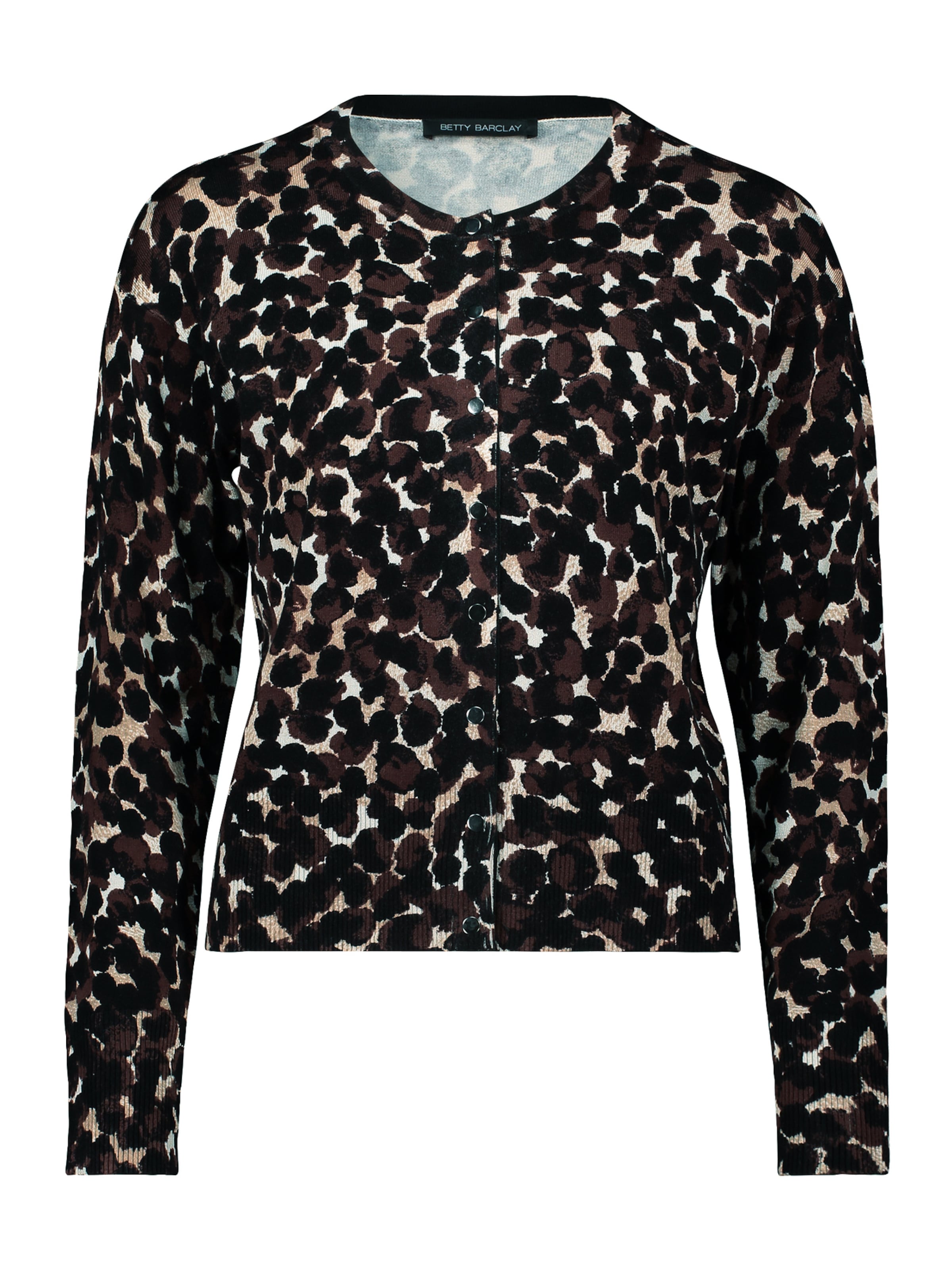 Betty Barclay Gebreid vest in Bruin: voorkant