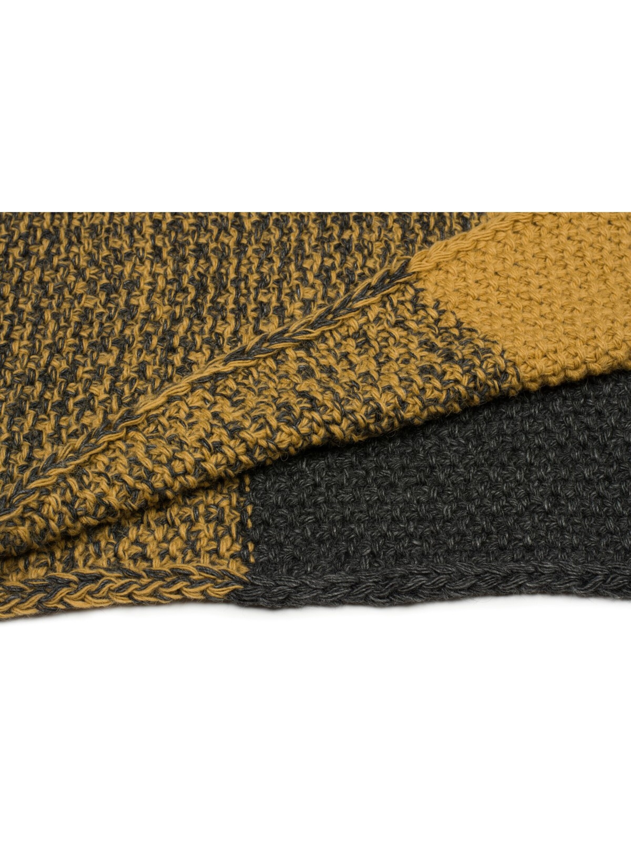 styleBREAKER Schlauchschal '2-Farbiges Ombré Strick Loop'‌‌‌‌‌‌‌‌‌ in Grau